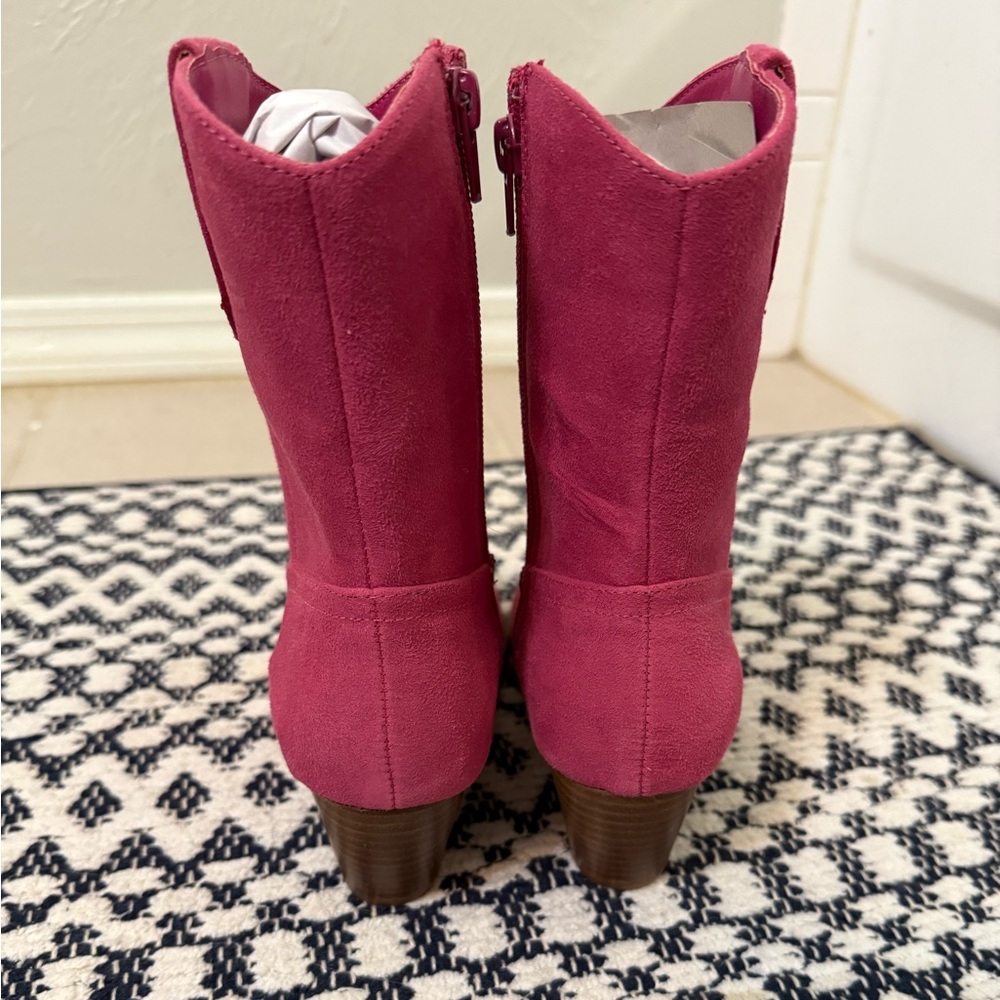 Matisse Fuchsia Heeled Boots - Picture 3 of 5